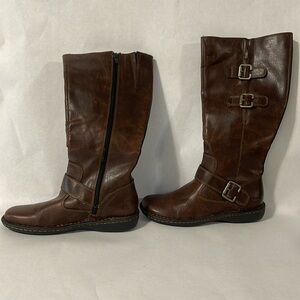 B.O.C Brown boots with buckles. Gently used.